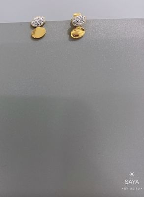 مجموعة مجوهرات مخصصة من الفولاذ المقاوم للصدأ قلادة ذهبية ومجموعة حلق